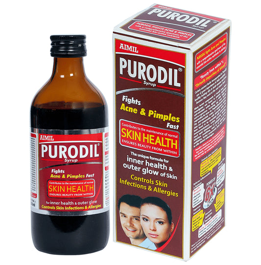Aimil Purodil Syrup | Fights Acne & Pimples | Controls Skin Infections & Allergies - Classic Derma