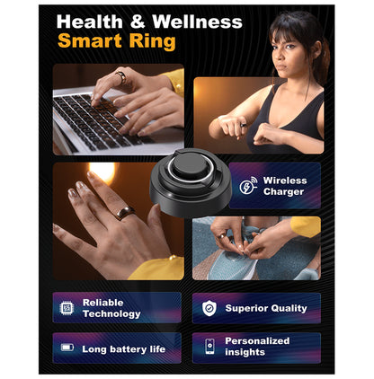 Aabo X1 Titanium Built IP68 Smart Ring Silver 11