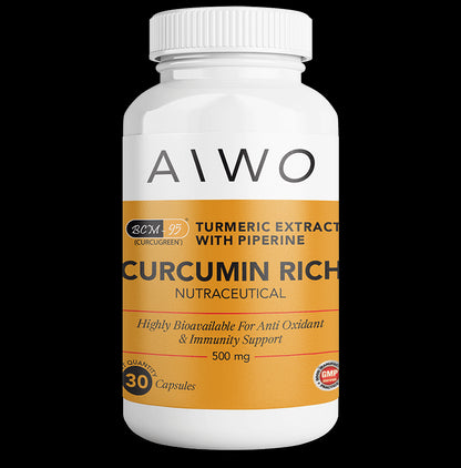 AIWO Curcumin Rich 500mg Capsule - Classic Derma