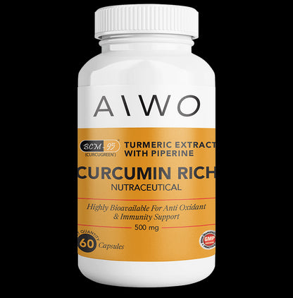 AIWO Curcumin Rich 500mg Capsule - Classic Derma