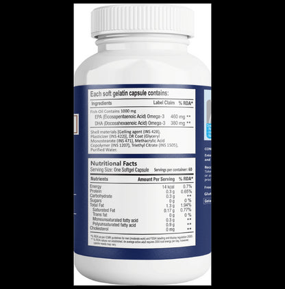 AIWO Ultimate Omega -3 Triple Strength 1000mg Capsule