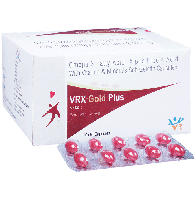 VRX Gold Plus Soft Gelatin Capsule - Classic Derma