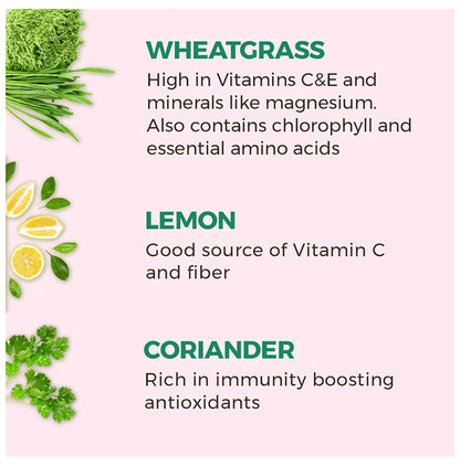 Akiva Wheatgrass Lemon Coriander Drink (40ml Each)