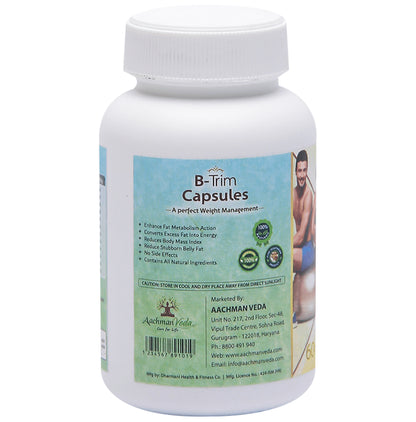 Aachman Veda A Perfect Weight Management B-Trim 500mg Capsule (60 Each)