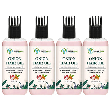 Albix Care Onion Hair Oil (100ml Each) - Classic Derma