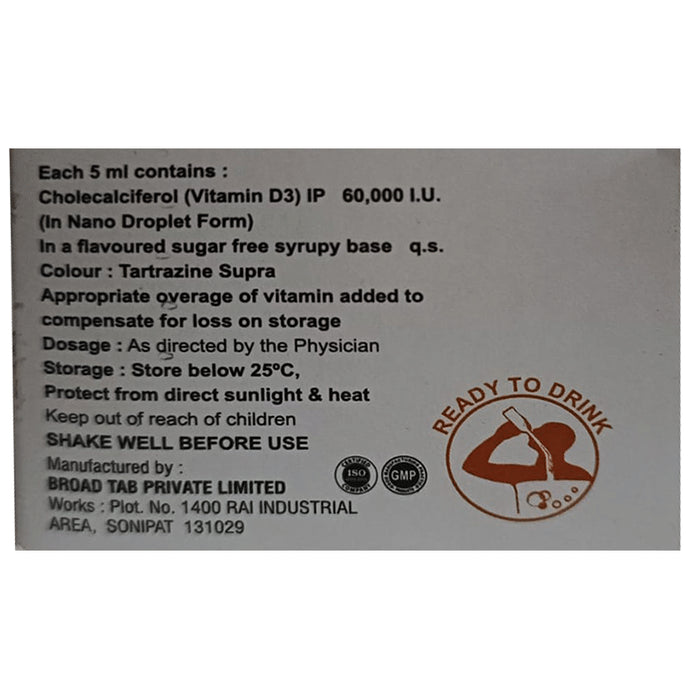 Aldrite-D3 Nano Shot (5ml Each) Butterscotch Sugar Free