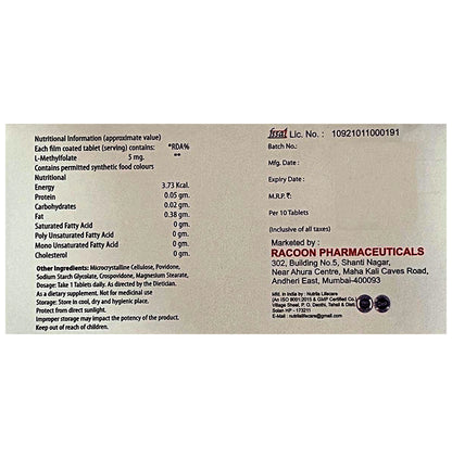 Alfolate 5 Tablet