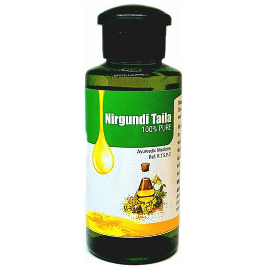 Alka Ayurvedic Pharmacy 100% Pure Nirgundi Taila - Classic Derma