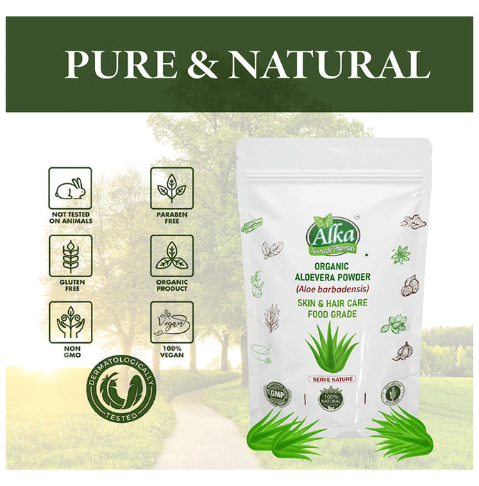 Alka Ayurvedic Pharmacy Organic Aloevera Powder