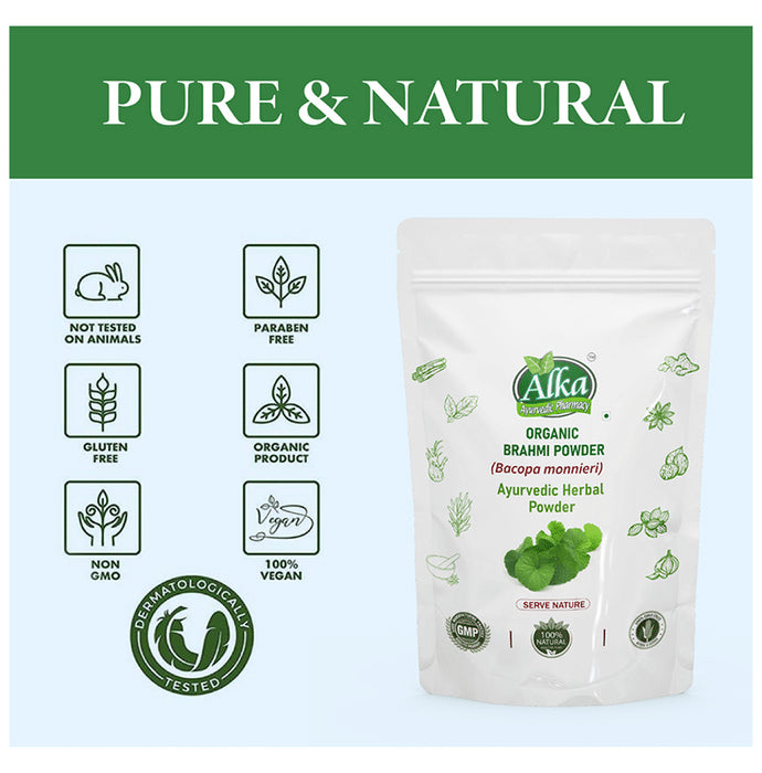 Alka Ayurvedic Pharmacy Organic Brahmi Powder