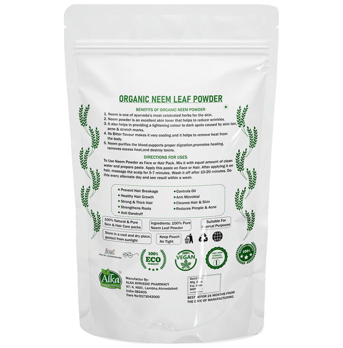 Alka Ayurvedic Pharmacy Organic Neem Leaf Powder