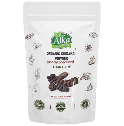 Alka Ayurvedic Pharmacy Organic Shikakai Powder - Classic Derma