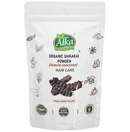 Alka Ayurvedic Pharmacy Organic Shikakai Powder - Classic Derma