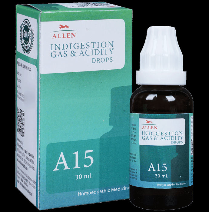 Allen A15 Indigestion Gas & Acidity Drop - Classic Derma