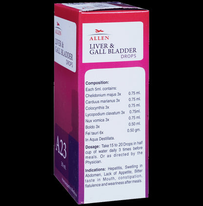 Allen A23 Liver And Gall Bladder Drop