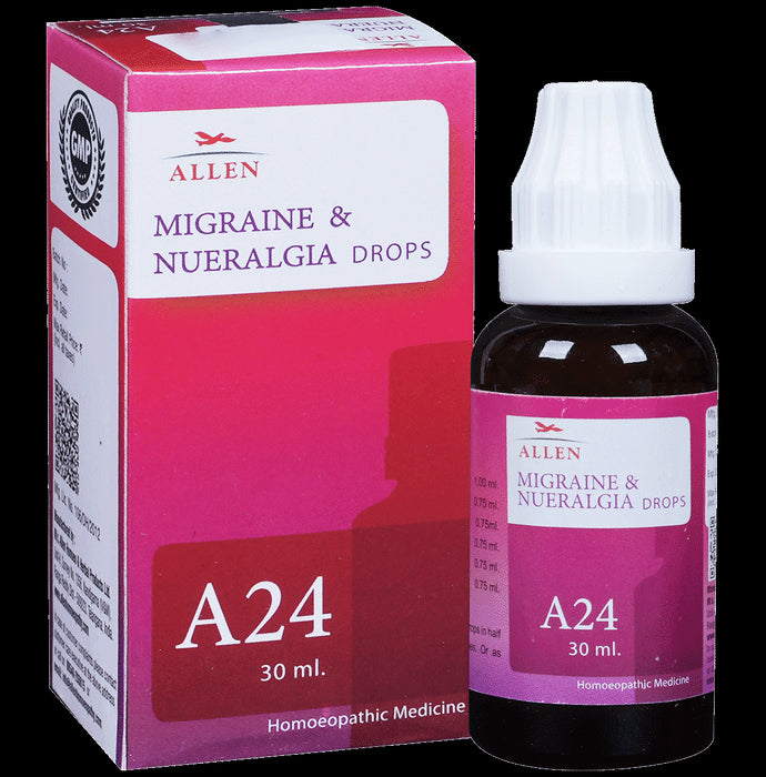Allen A24 Migraine And Nueralgia Drop - Classic Derma