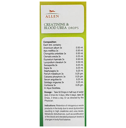 Allen A87 Creatinine & Blood Urea Drop