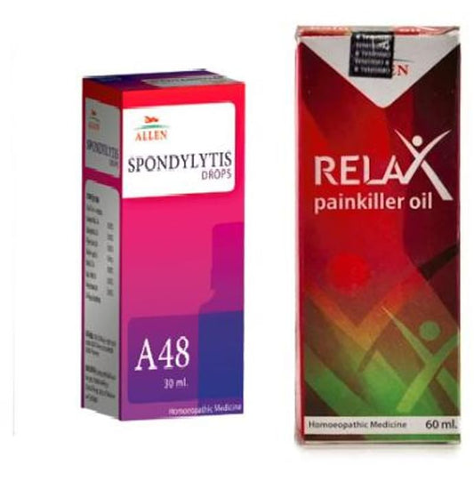 Allen Anti Spondylitis Combo (A48 + Relax Pain Killer Oil) - Classic Derma