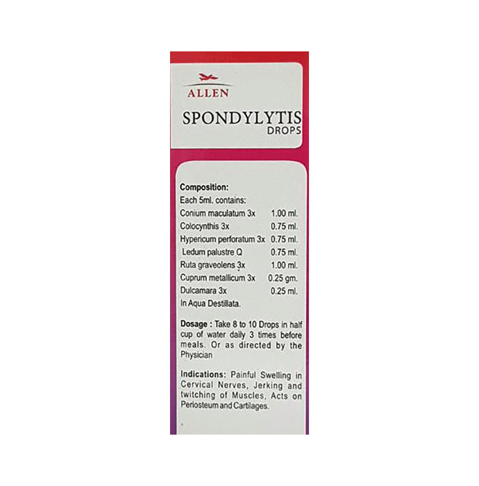 Allen Anti Spondylitis Combo Pack of A48 Spondylytis Drop 30ml & A48 Relax Painkiller Oil 60ml
