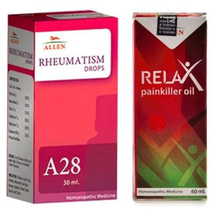 Allen Joint Care Combo (A28 + Relax Pain Killer Oil) - Classic Derma