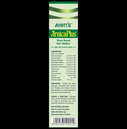 Allen Laboratories Arnica Plus Water Based Hair Vitalizer (100ml Each)