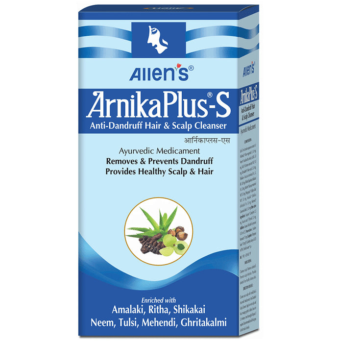 Allen Laboratories ArnikaPlus-S Anti-Dandruff Hair & Scalp Cleanser (100ml Each) - Classic Derma