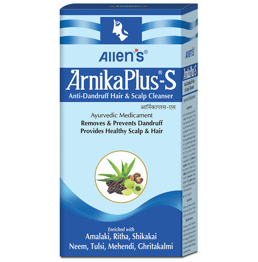 Allen Laboratories ArnikaPlus-S Anti-Dandruff Hair & Scalp Cleanser (100ml Each) - Classic Derma