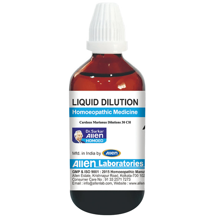 Allen Laboratories Carduus Marianus Liquid Dilution 30 CH - Classic Derma