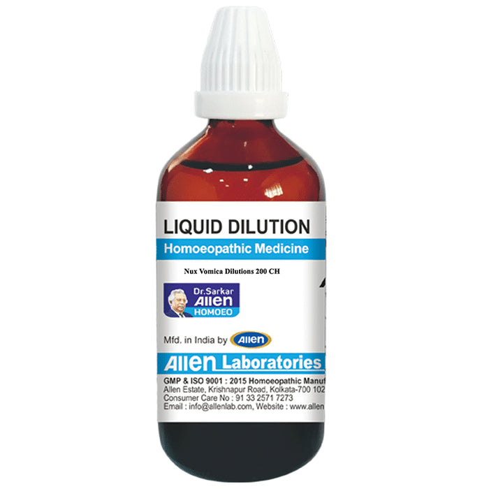 Allen Laboratories Nux Vomica Liquid Dilution - Classic Derma