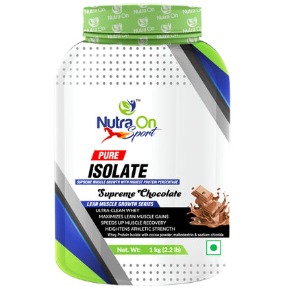 Nutra On Sport Pure Isolate Powder Supreme Chocolate - Classic Derma