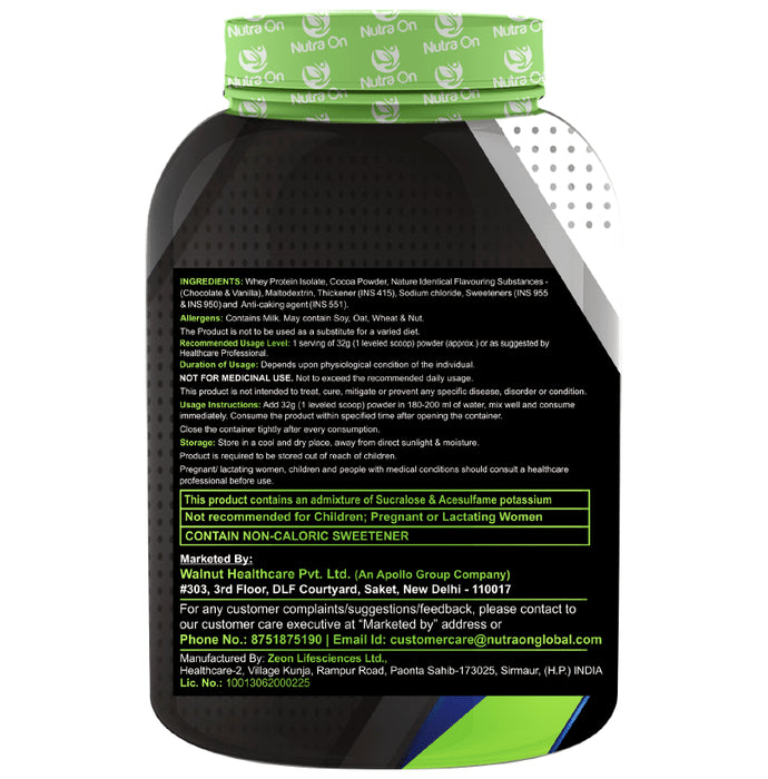 Nutra On Sport Pure Isolate Powder Supreme Chocolate