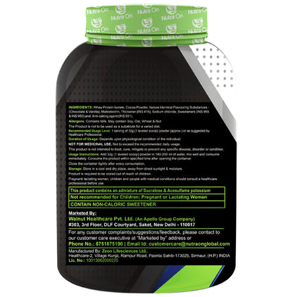 Nutra On Sport Pure Isolate Powder Supreme Chocolate