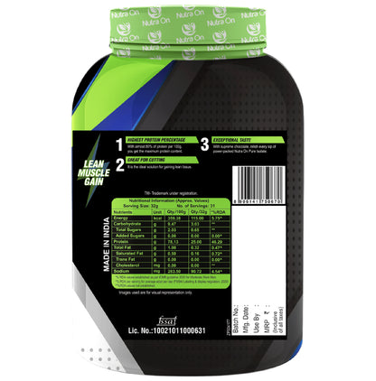 Nutra On Sport Pure Isolate Powder Supreme Chocolate