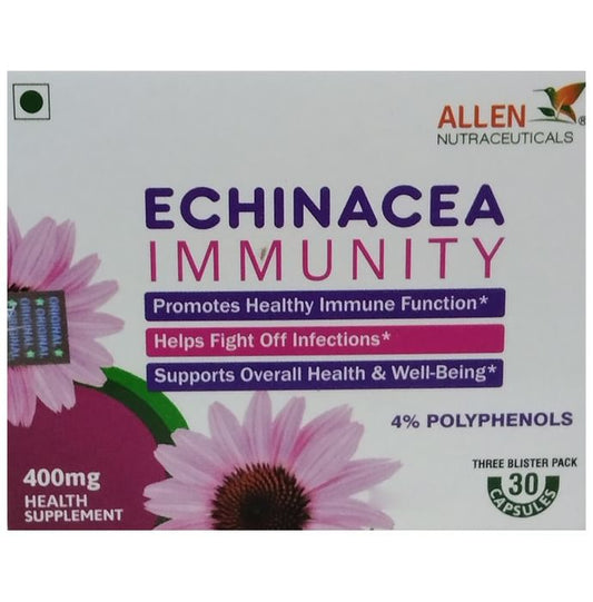 Allen Nutraceutical Echinacea Immunity 4% Polyphenols 400mg Capsule - Classic Derma