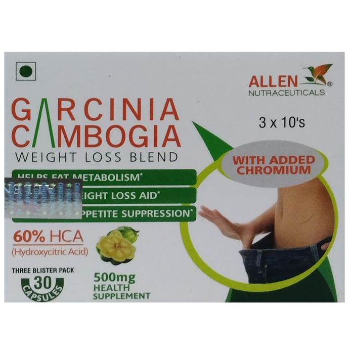 Allen Nutraceutical Garcinia Cambogia 6% HCA 500mg Capsule - Classic Derma