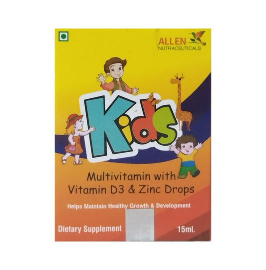 Allen Nutraceutical Kids Multivitamin with Vitamin D3 & Zinc Drop - Classic Derma