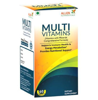 Allen Nutraceutical Multi Vitamins with Minerals | For Immunity, Energy Metabolism & Nutritional Support | Tablet - Classic Derma