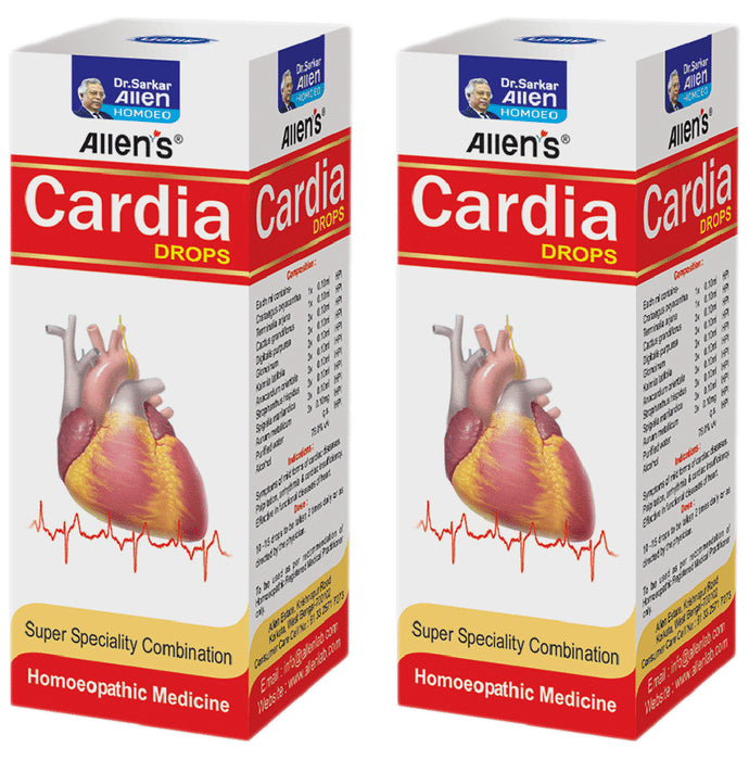 Allen's Cardia Drops (30ml Each) - Classic Derma
