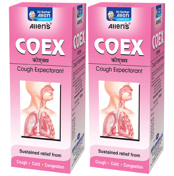 Allen's Coex Cough Expectorant (110ml Each) - Classic Derma