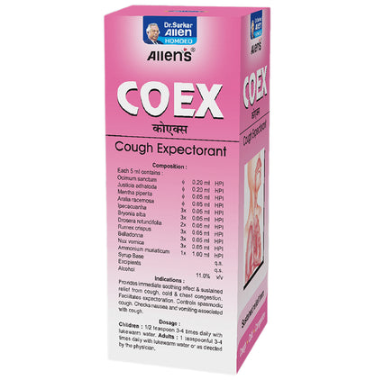 Allen's Coex Cough Expectorant (110ml Each)