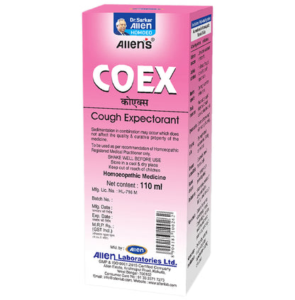 Allen's Coex Cough Expectorant (110ml Each)