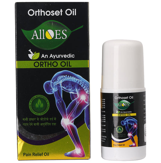 Alloes Ortho Oil Pain Relief for Joints, Knee & Shoulder Oil - Classic Derma