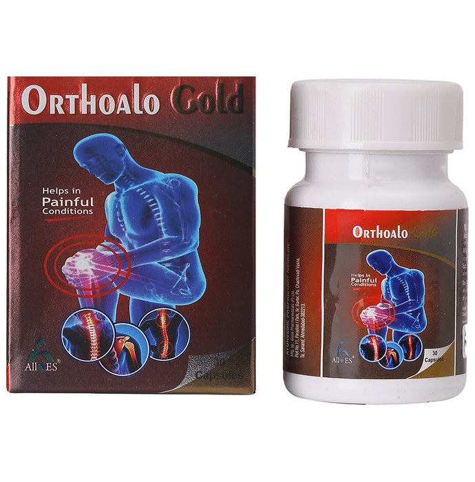 Alloes Orthoalo Gold Capsule for Painful Conditions - Classic Derma
