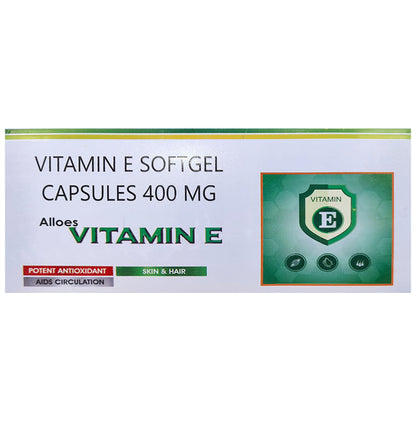 Alloes Vitamin E Softgel Capsules (10 Each) - Classic Derma