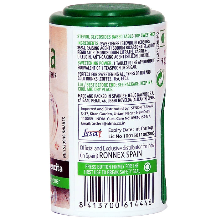 Alma Combo Pack of Sugarfree 650 Tablet and Stevia 175 Tablet Low Calorie Sweetener