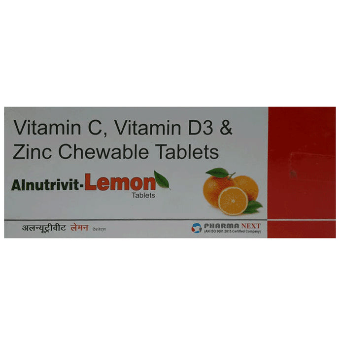 Alnutivit-Lemon Chewable Tablet - Classic Derma