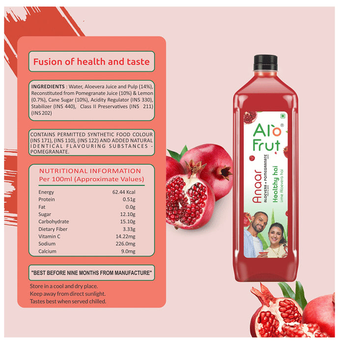 Alo Frut Anaar Aloevera Juice