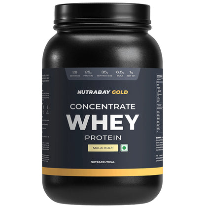 Nutrabay Concentrate Whey Protein Powder Malai kulfi - Classic Derma