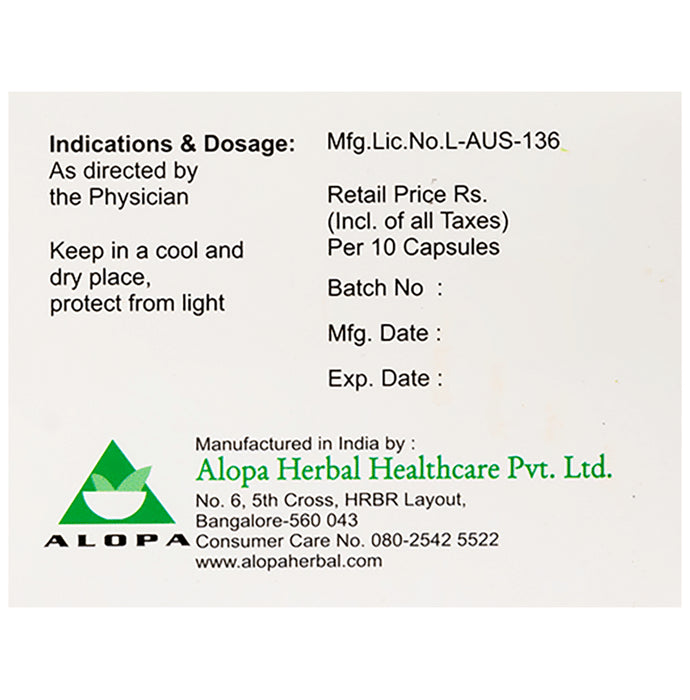 Alopa Obis 30 Capsule for Weight Management (10 Each)