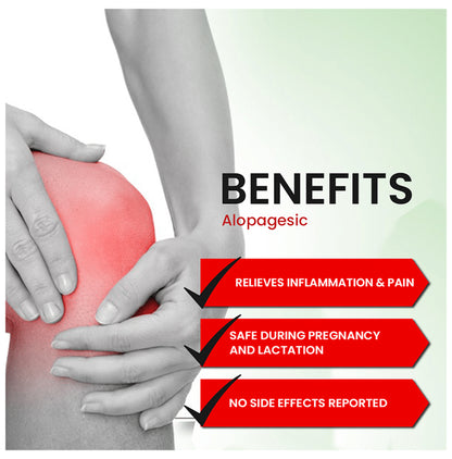 Alopagesic Pain Killer Tablet for Pain Relief and Muscle Cramps